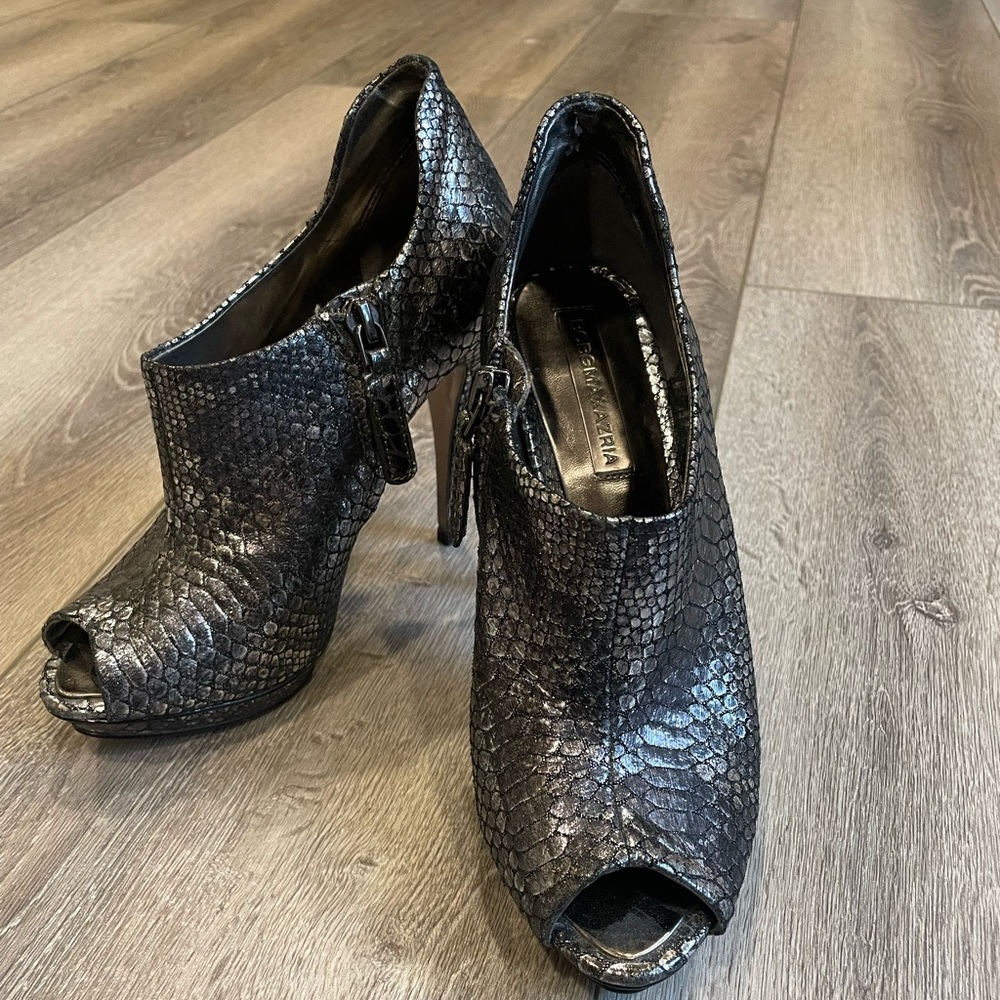 BCBGMAXAZRIA Snakeskin Heels